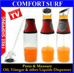 Press & Measure Oil & Vinegar Dispenser